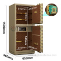 Double door design office fingerprint lock big safe